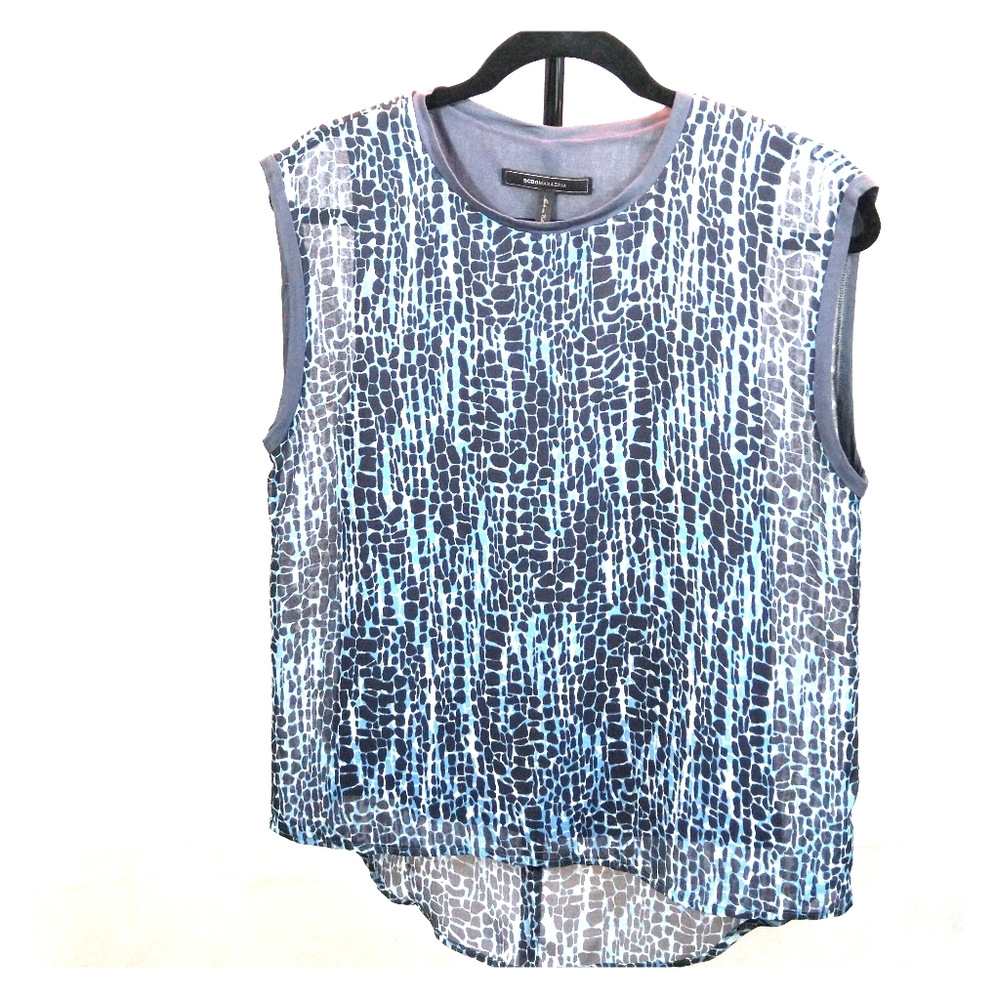 BCBGMAXAZRIA Chiara Giraffe Print Women's Top